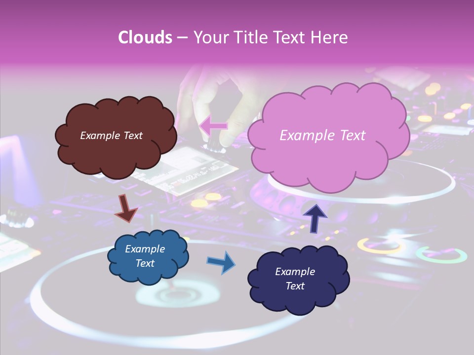 Level Jockey Discotheque PowerPoint Template