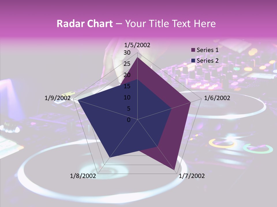 Level Jockey Discotheque PowerPoint Template