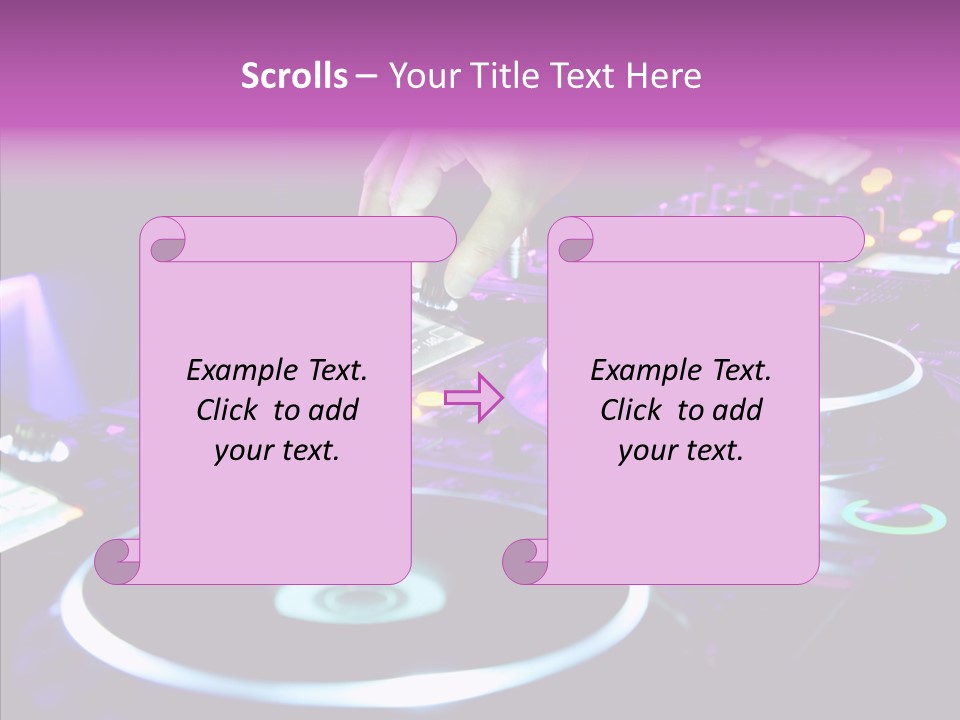 Level Jockey Discotheque PowerPoint Template