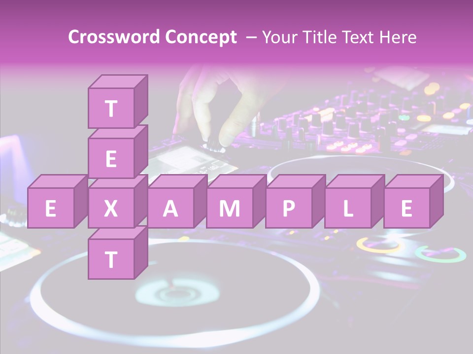 Level Jockey Discotheque PowerPoint Template