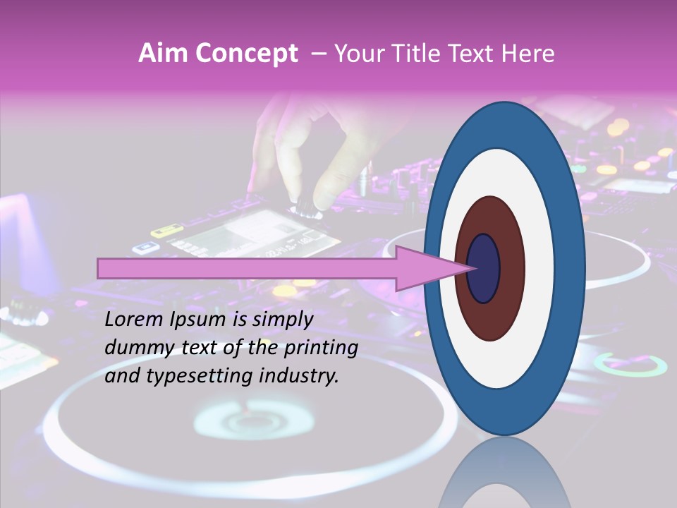 Level Jockey Discotheque PowerPoint Template