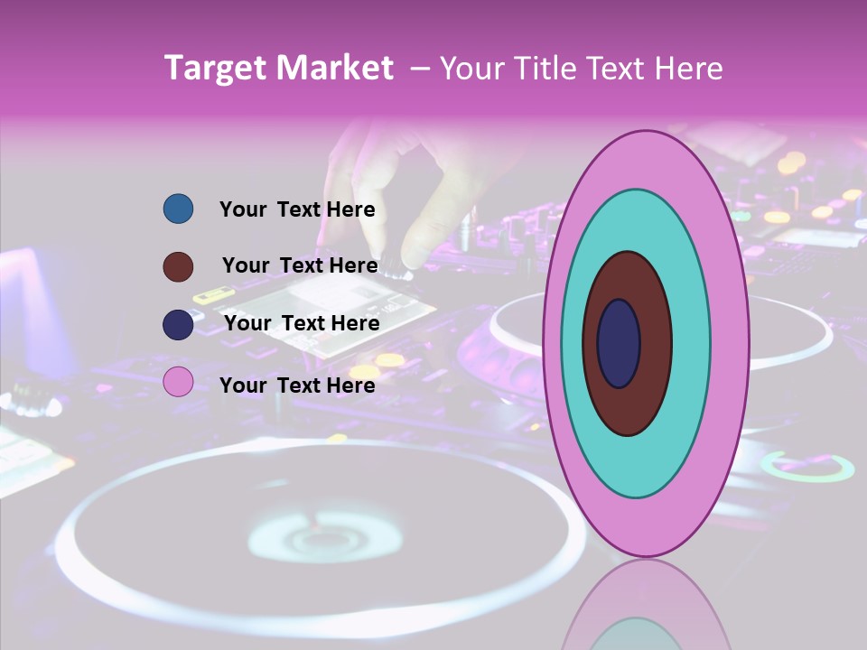 Level Jockey Discotheque PowerPoint Template