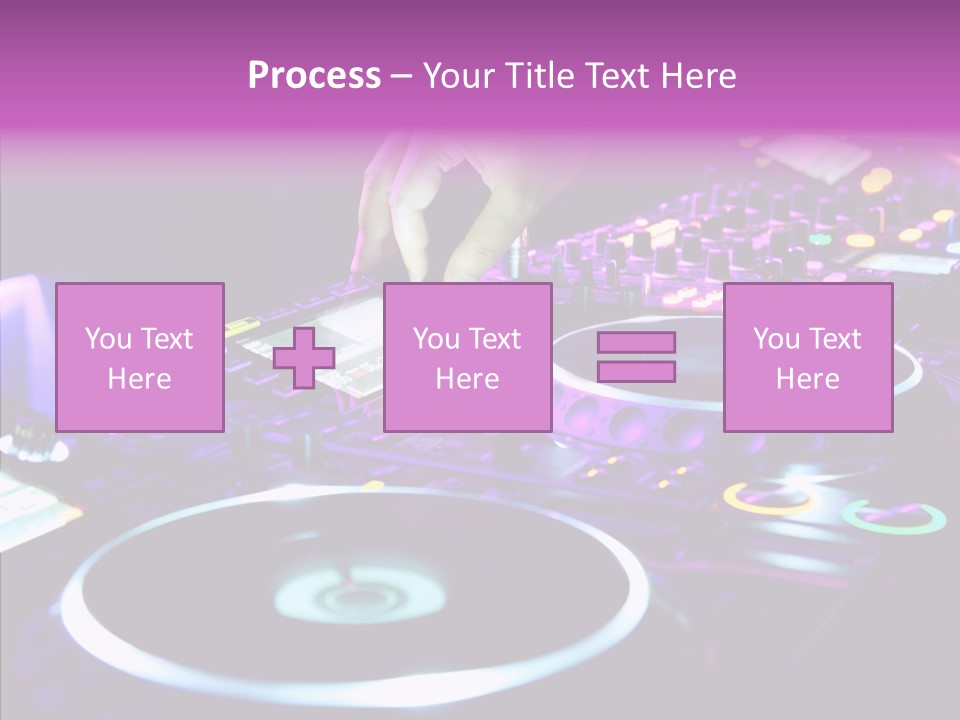 Level Jockey Discotheque PowerPoint Template