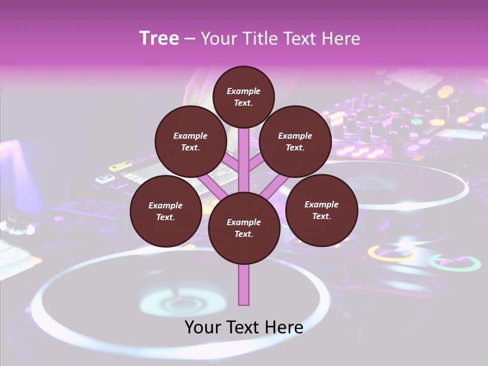 Level Jockey Discotheque PowerPoint Template