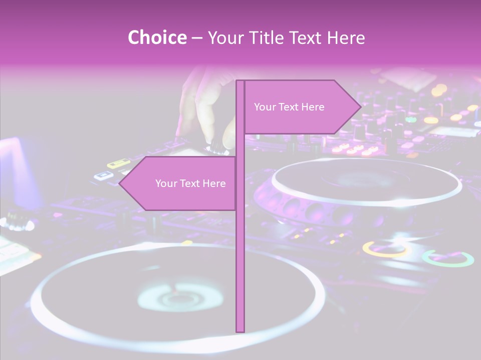 Level Jockey Discotheque PowerPoint Template