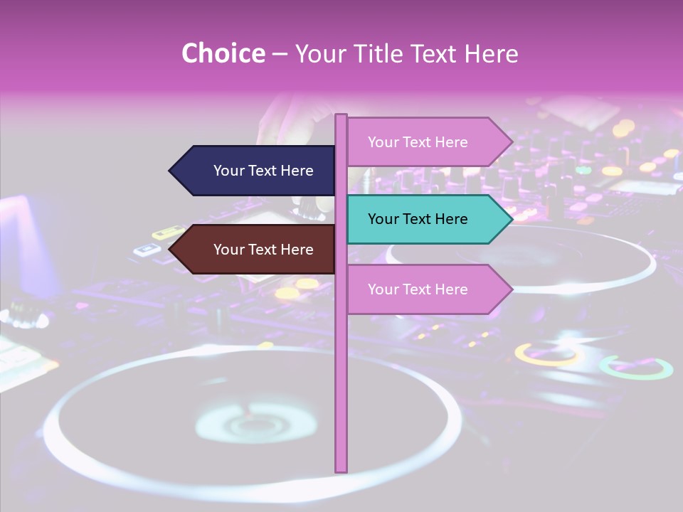 Level Jockey Discotheque PowerPoint Template