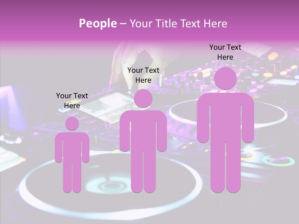 Level Jockey Discotheque PowerPoint Template