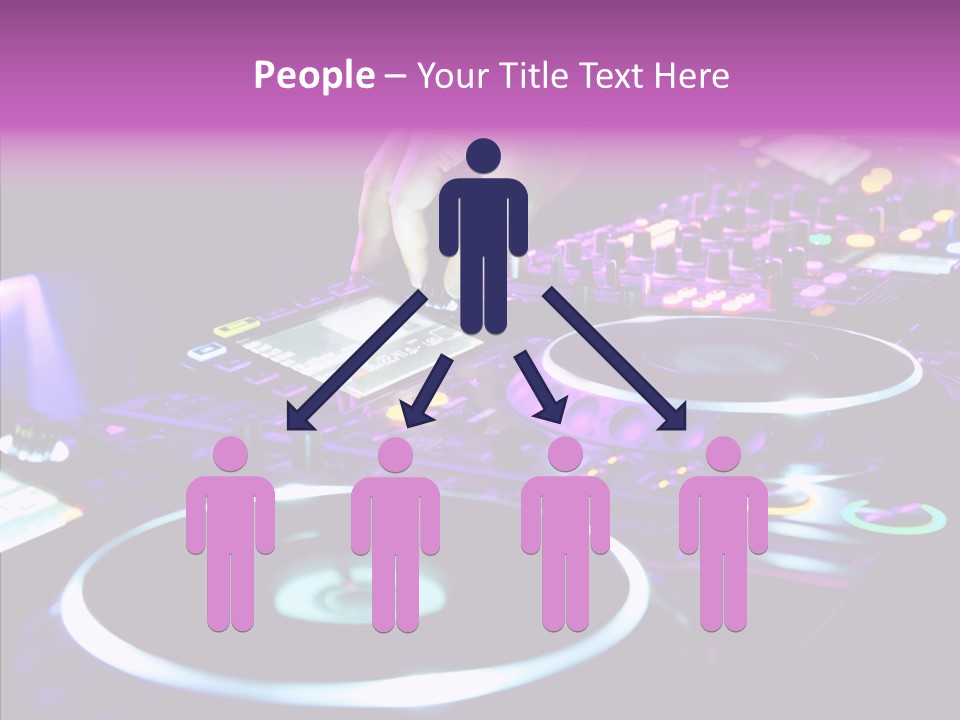 Level Jockey Discotheque PowerPoint Template