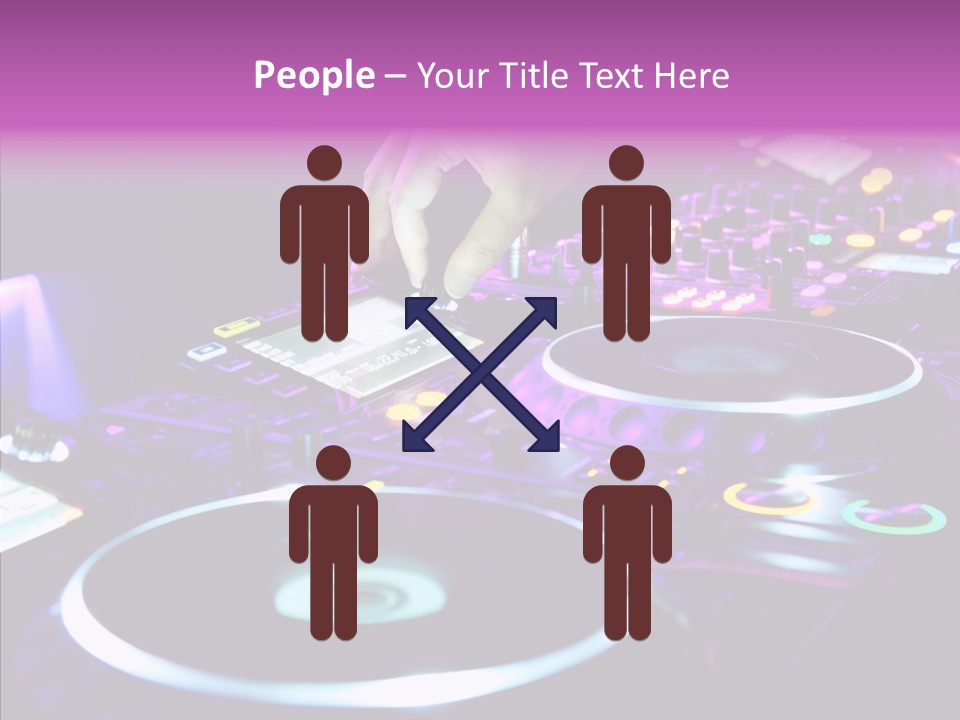 Level Jockey Discotheque PowerPoint Template