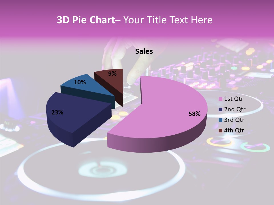 Level Jockey Discotheque PowerPoint Template