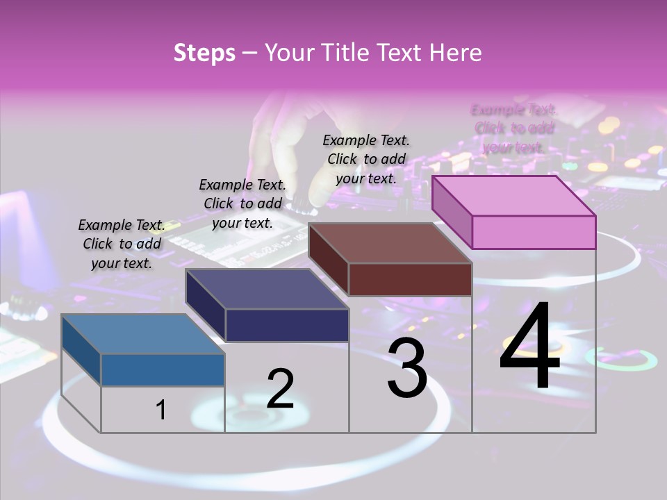 Level Jockey Discotheque PowerPoint Template