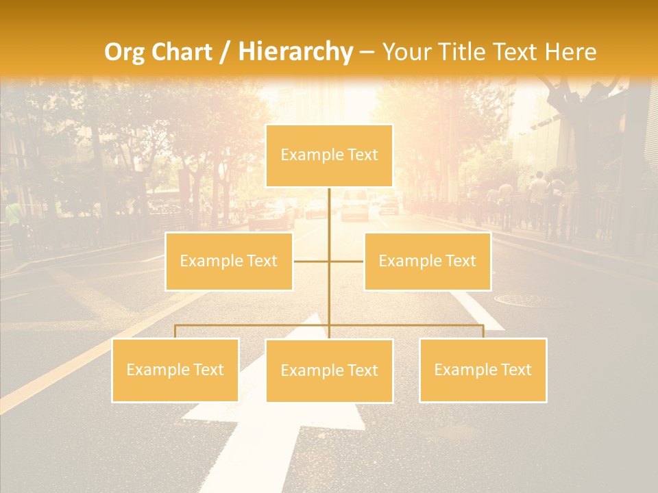 Asphalt Abstract Empty PowerPoint Template