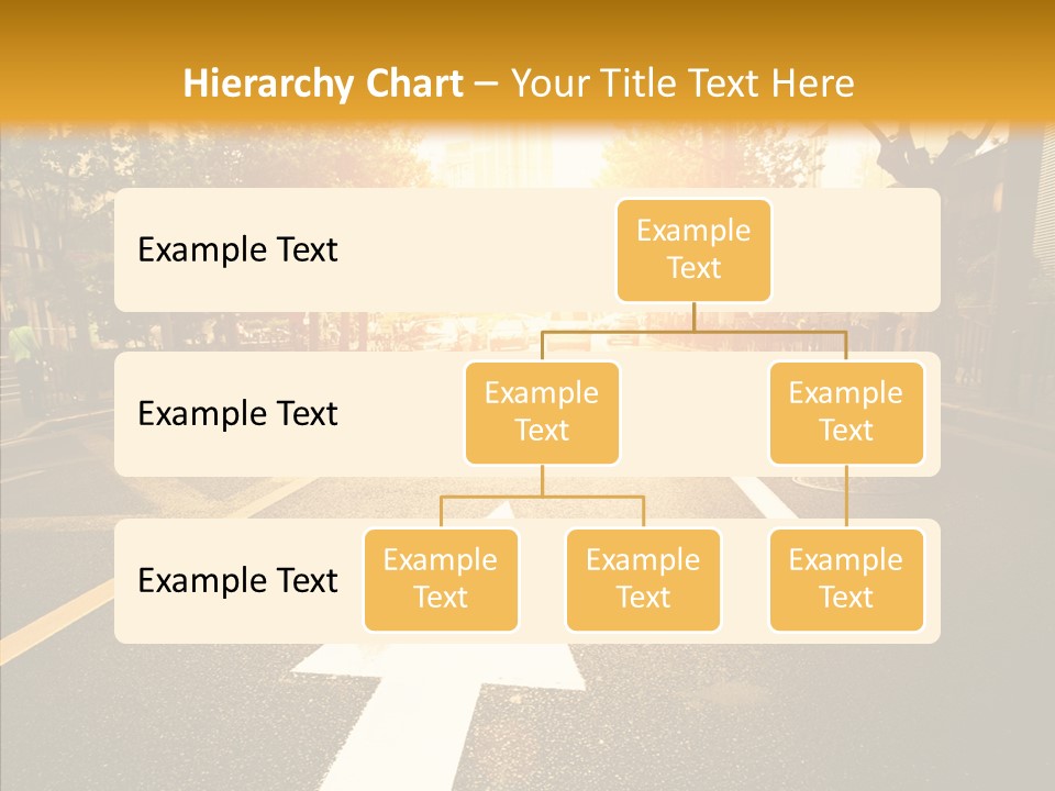Asphalt Abstract Empty PowerPoint Template