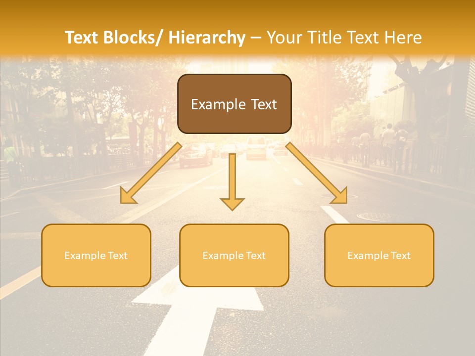 Asphalt Abstract Empty PowerPoint Template