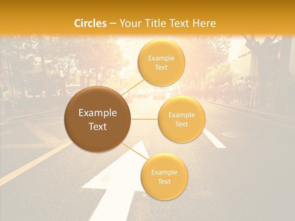 Asphalt Abstract Empty PowerPoint Template