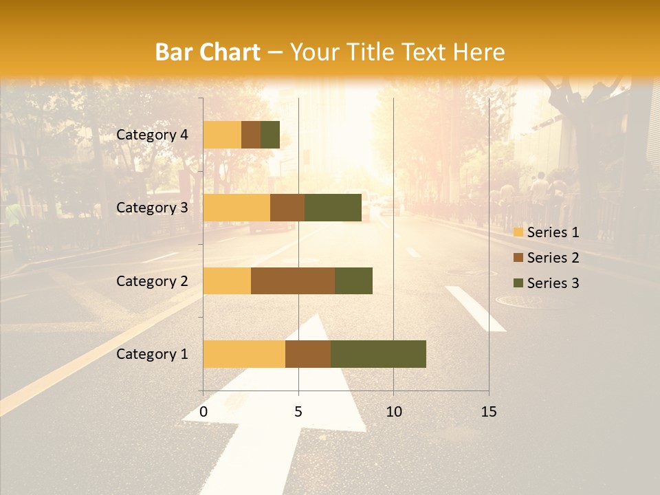 Asphalt Abstract Empty PowerPoint Template