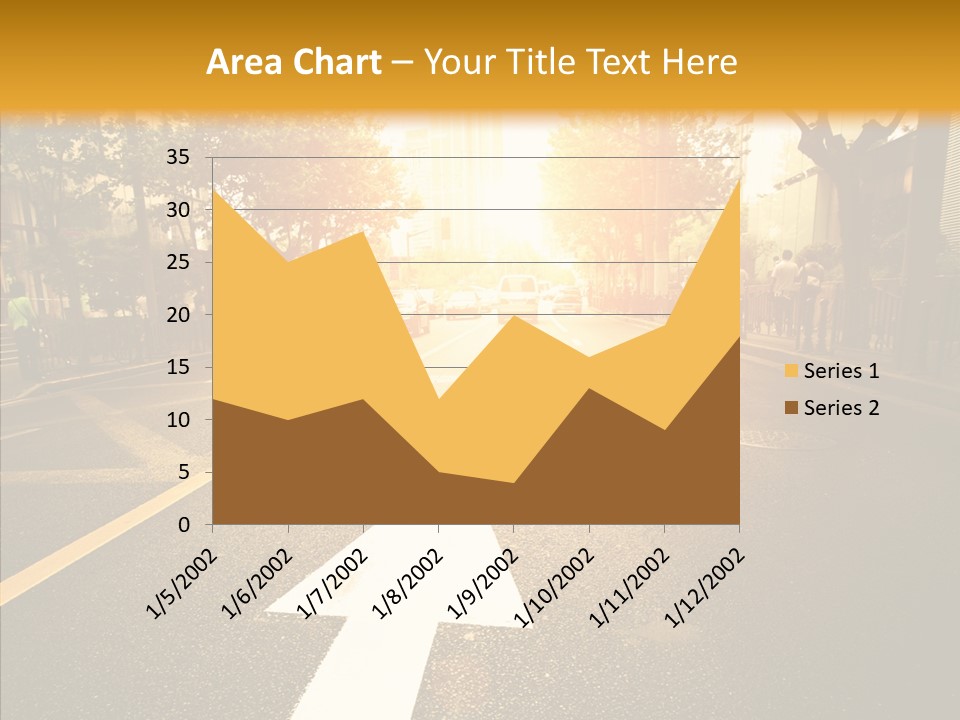 Asphalt Abstract Empty PowerPoint Template
