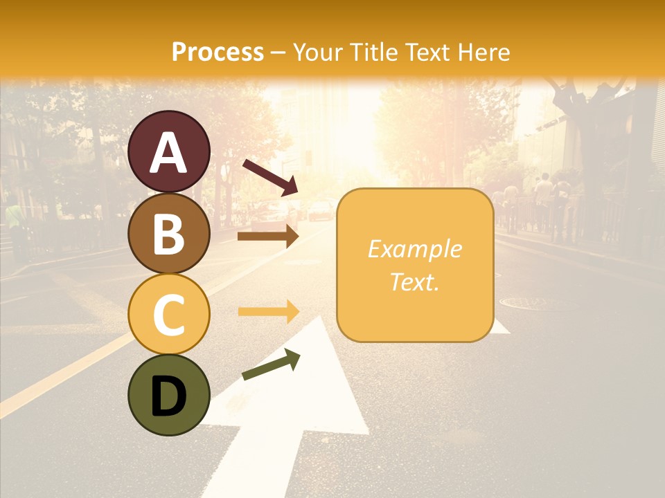 Asphalt Abstract Empty PowerPoint Template
