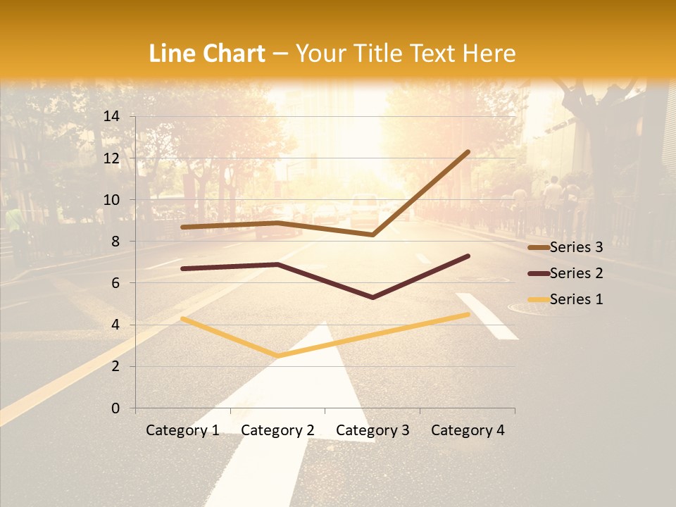 Asphalt Abstract Empty PowerPoint Template