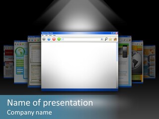 Information Address Promote PowerPoint Template