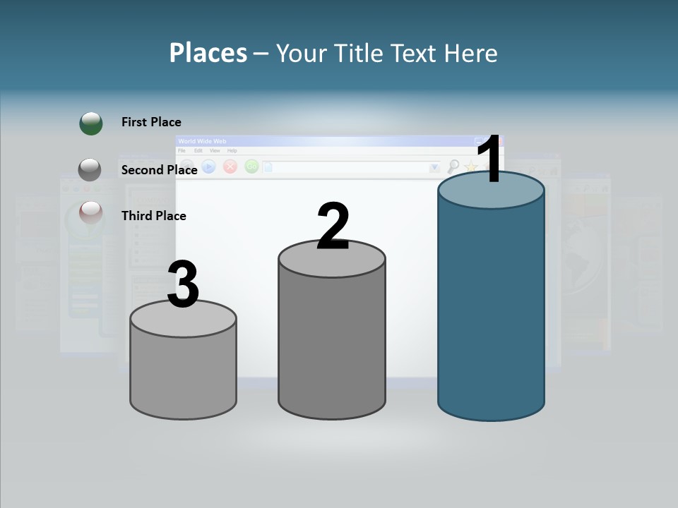 Information Address Promote PowerPoint Template