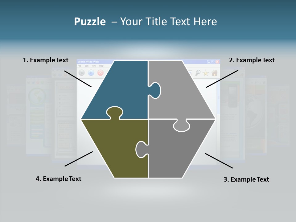 Information Address Promote PowerPoint Template