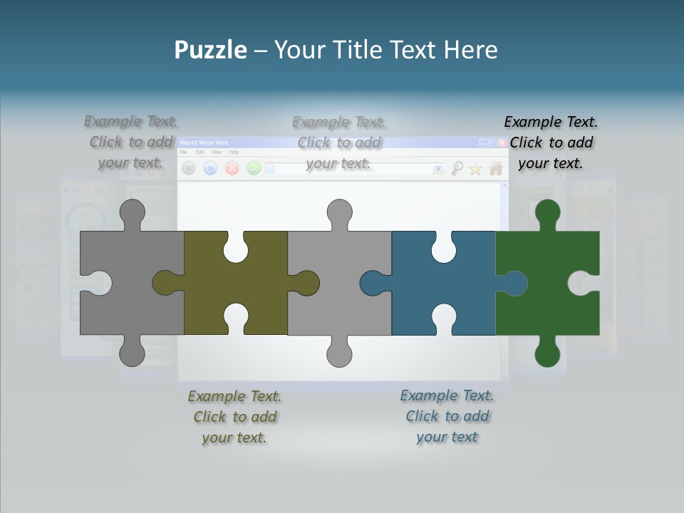 Information Address Promote PowerPoint Template