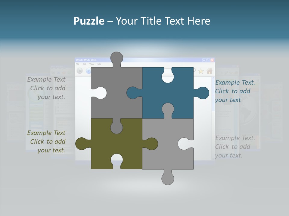 Information Address Promote PowerPoint Template