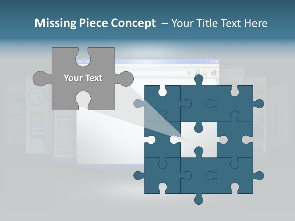 Information Address Promote PowerPoint Template