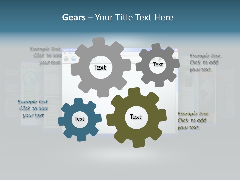 Information Address Promote PowerPoint Template