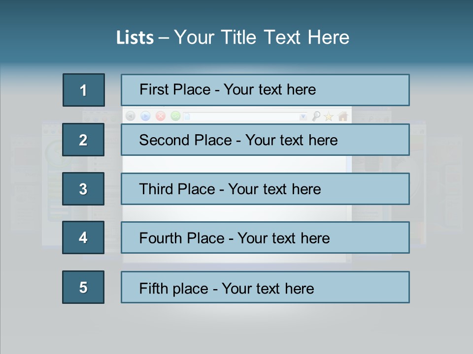 Information Address Promote PowerPoint Template