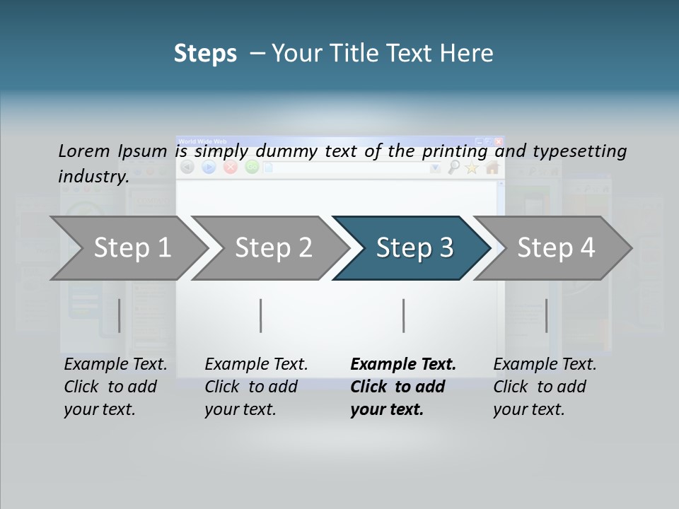 Information Address Promote PowerPoint Template