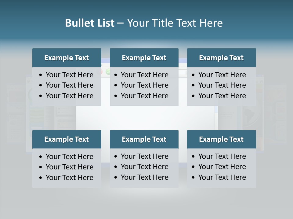 Information Address Promote PowerPoint Template