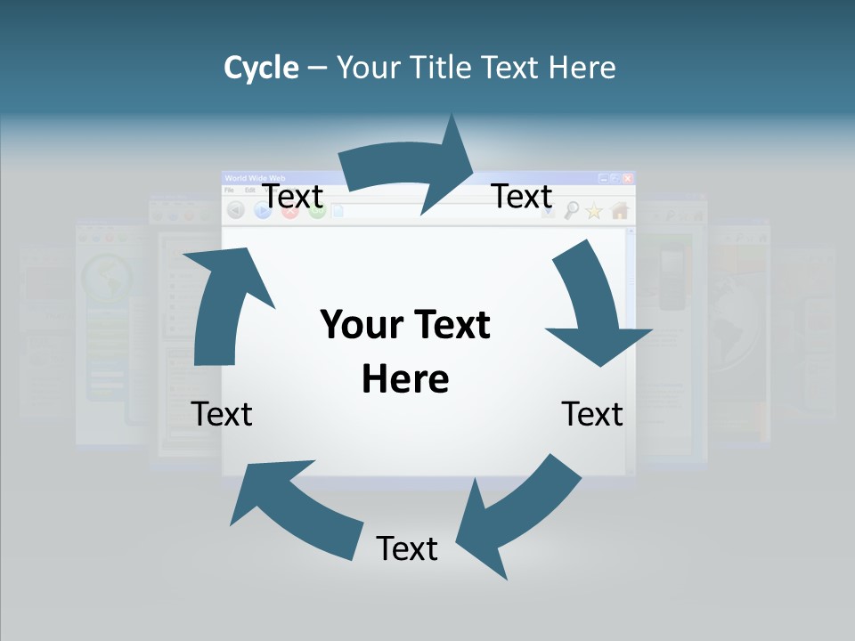 Information Address Promote PowerPoint Template