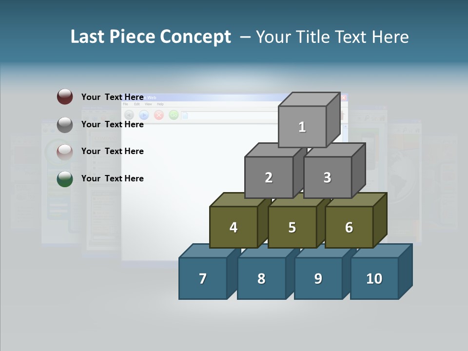 Information Address Promote PowerPoint Template