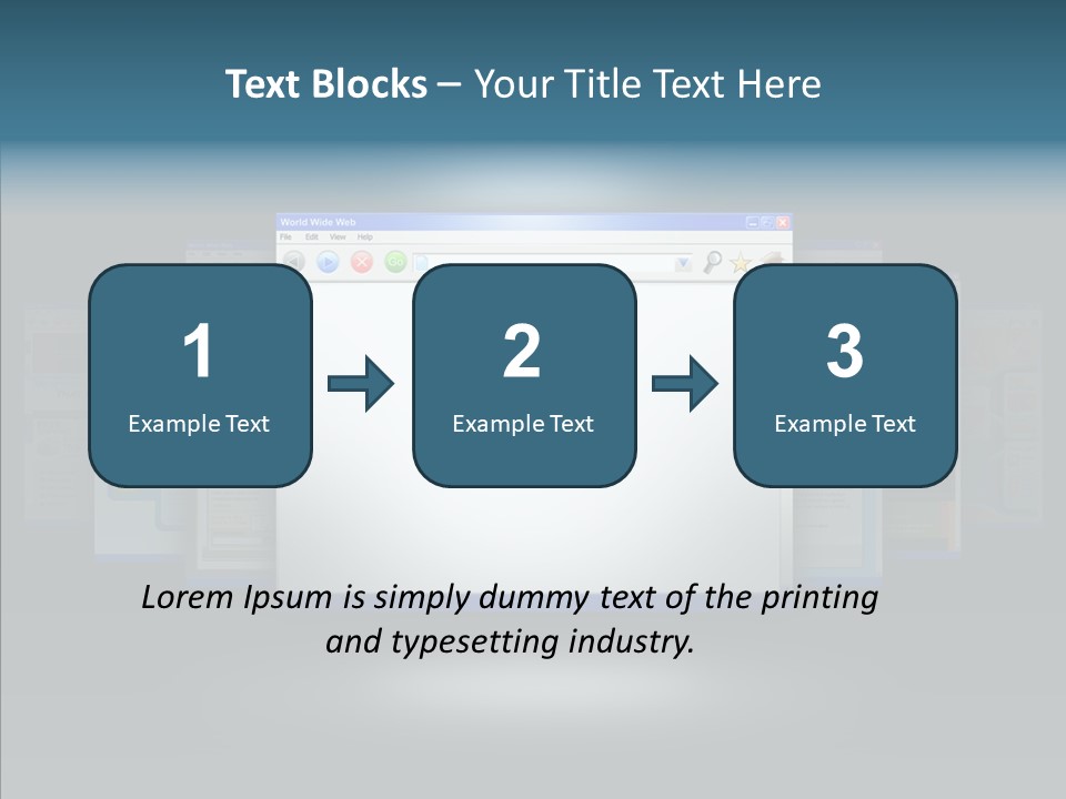 Information Address Promote PowerPoint Template
