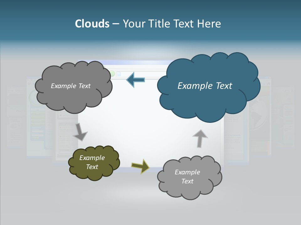 Information Address Promote PowerPoint Template