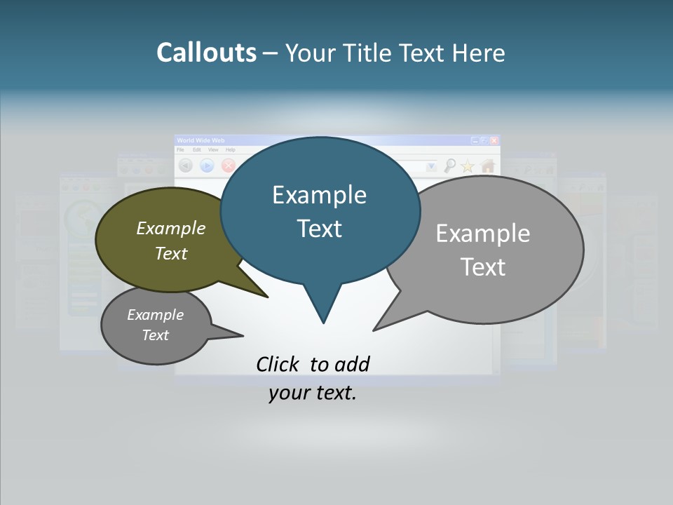 Information Address Promote PowerPoint Template