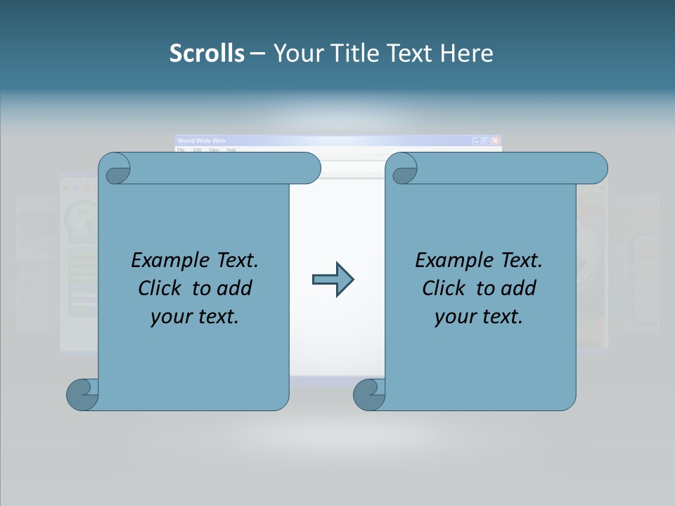 Information Address Promote PowerPoint Template