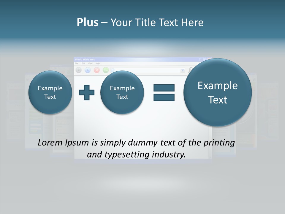 Information Address Promote PowerPoint Template