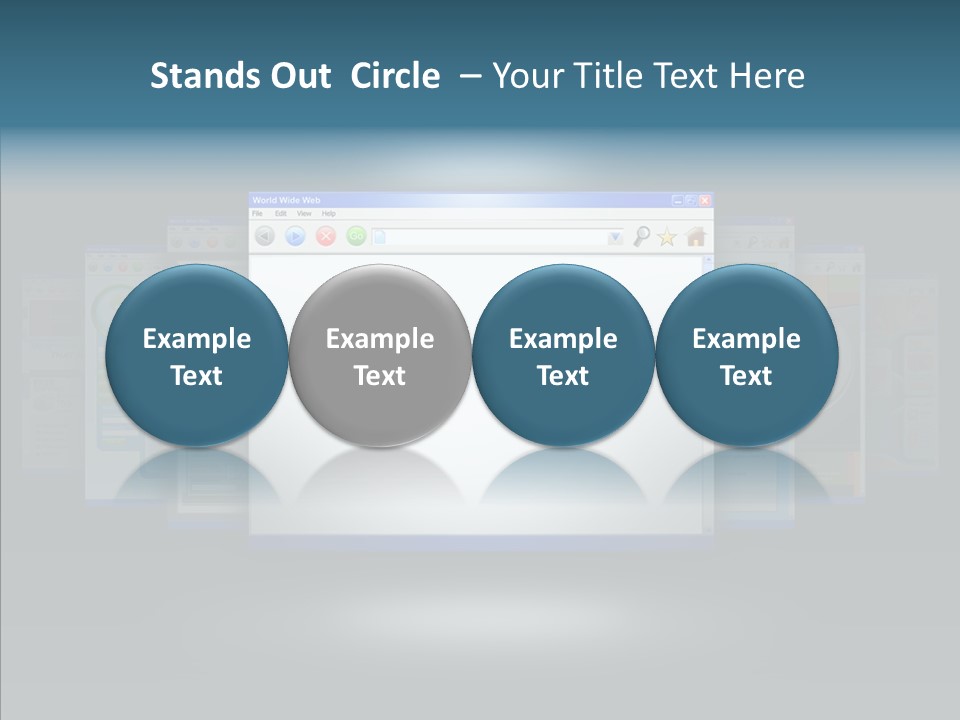 Information Address Promote PowerPoint Template
