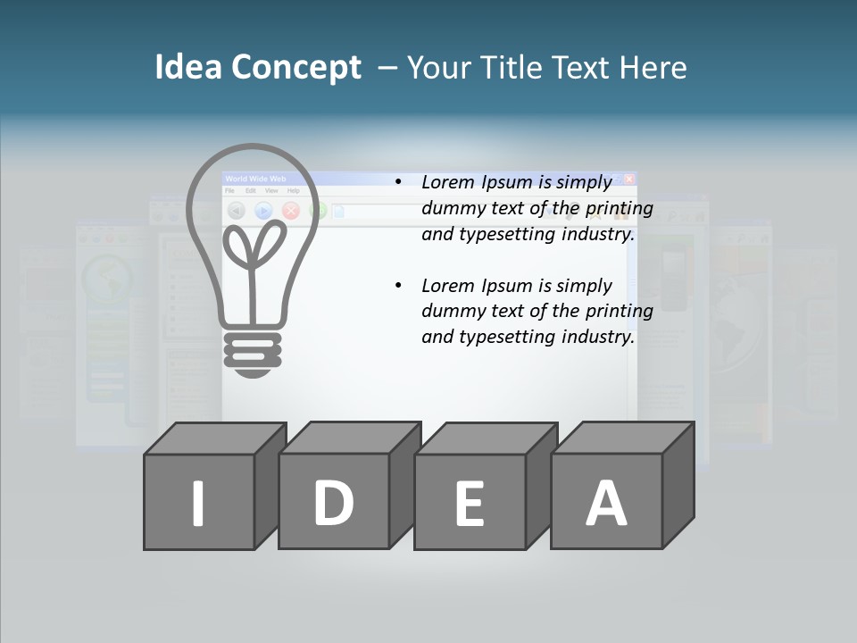 Information Address Promote PowerPoint Template