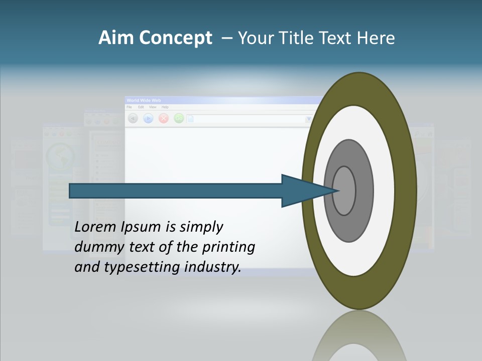 Information Address Promote PowerPoint Template