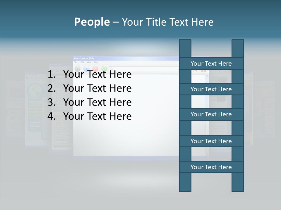 Information Address Promote PowerPoint Template