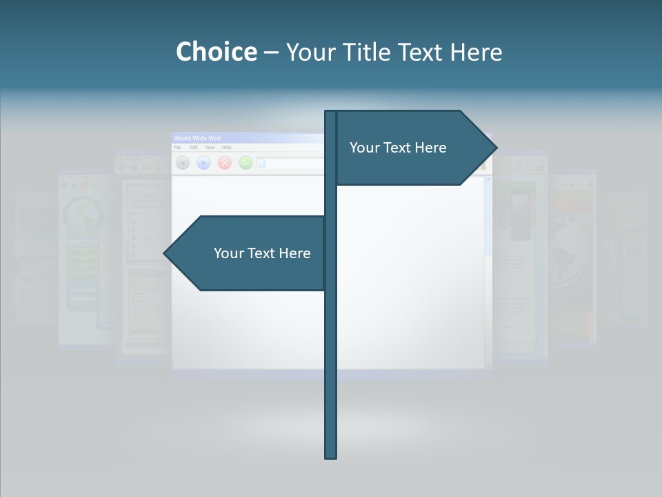 Information Address Promote PowerPoint Template
