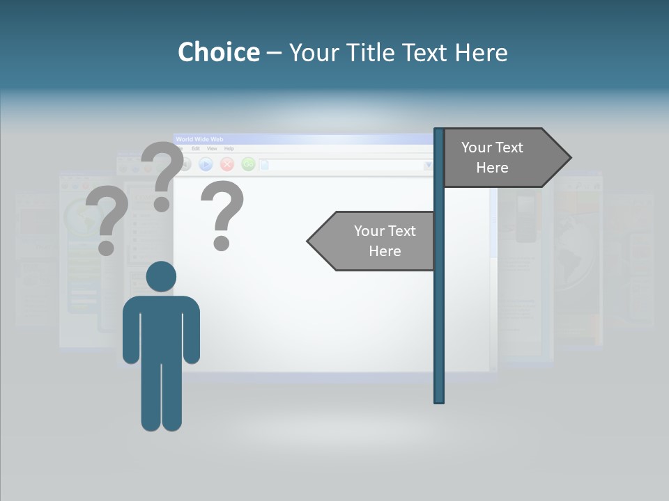 Information Address Promote PowerPoint Template