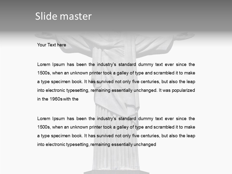 Peace Brasil Christian PowerPoint Template