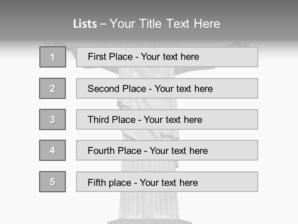Peace Brasil Christian PowerPoint Template