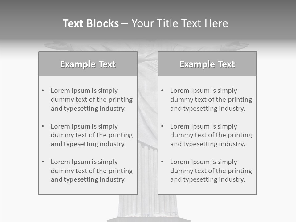 Peace Brasil Christian PowerPoint Template