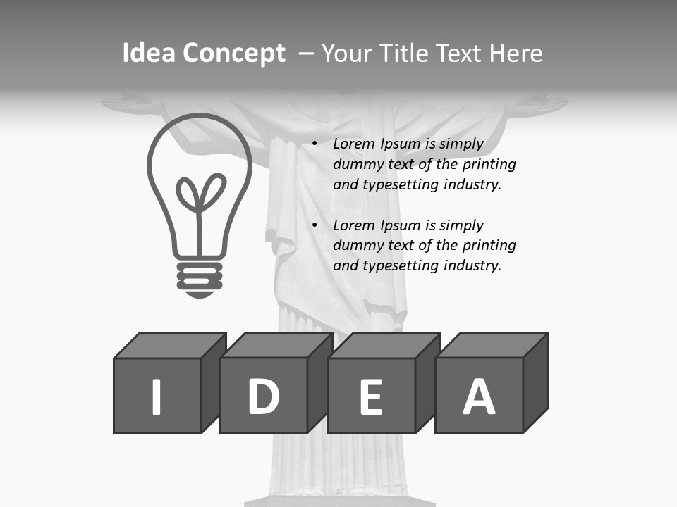 Peace Brasil Christian PowerPoint Template